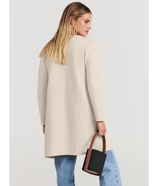 ANRABESS Women's Open Front Knit Lightweight Cardigan Casual Long Coatigan Sweater Lady Jacket Coat Fall Outerwear