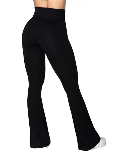 Sunzel Flare Leggings, Crossover Yoga Pants with Tummy Control, High-Waisted and Wide Leg