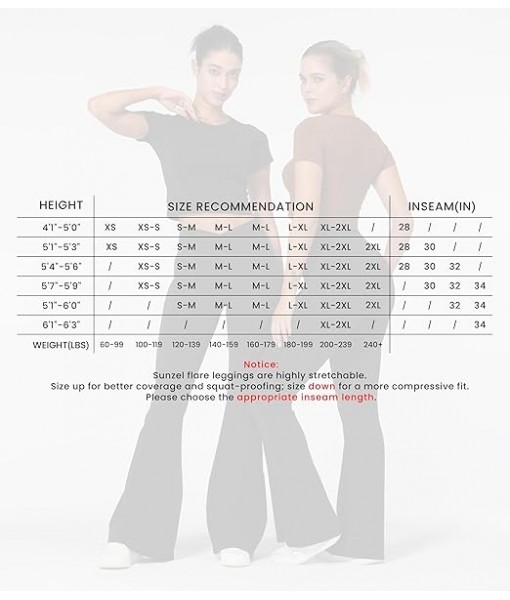 Sunzel Flare Leggings, Crossover Yoga Pants with Tummy Control, High-Waisted and Wide Leg