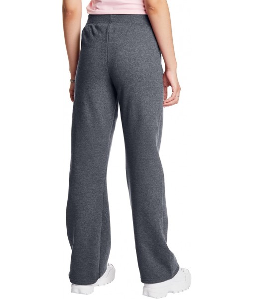 Hanes Women's EcoSmart Fleece Petite Sweatpants, Open Bottom Sweatpants, Regular & Petite Sizes