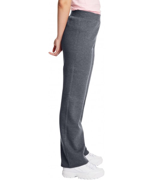 Hanes Women's EcoSmart Fleece Petite Sweatpants, Open Bottom Sweatpants, Regular & Petite Sizes