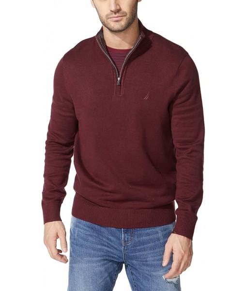 Nautica Men's Quarter-Zip Sweater