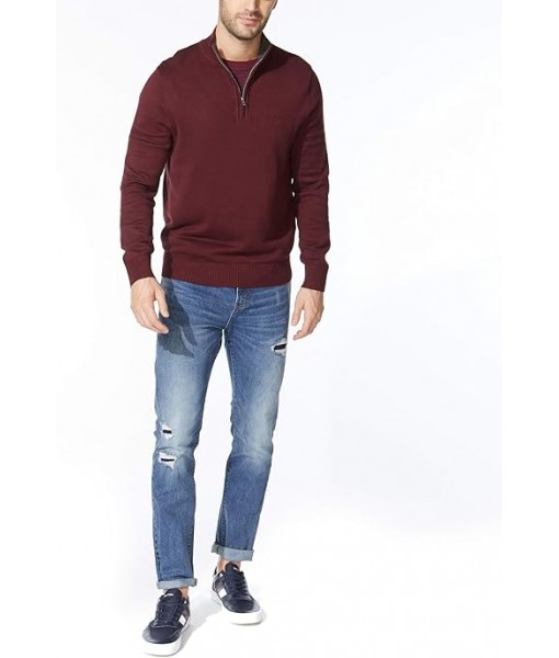 Nautica Men's Quarter-Zip Sweater