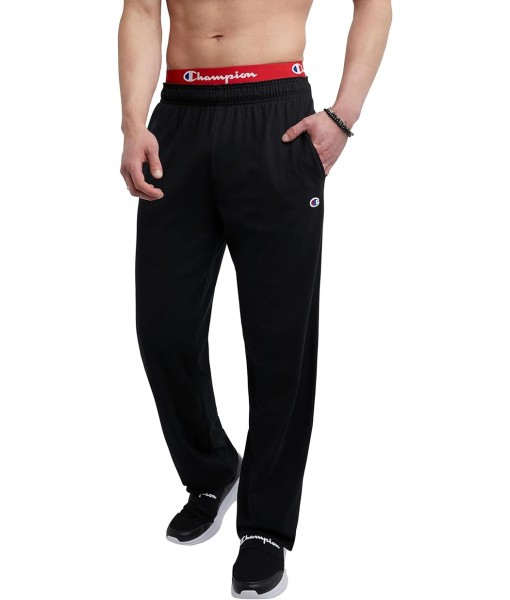 Champion Men's Pants, Lightweight Open-Hem Lounge Pants for Men, Jersey Pants (Reg. or Big & Tall)