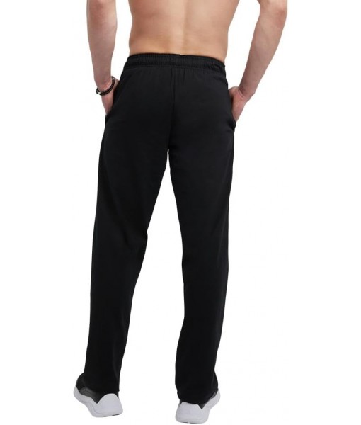Champion Men's Pants, Lightweight Open-Hem Lounge Pants for Men, Jersey Pants (Reg. or Big & Tall)
