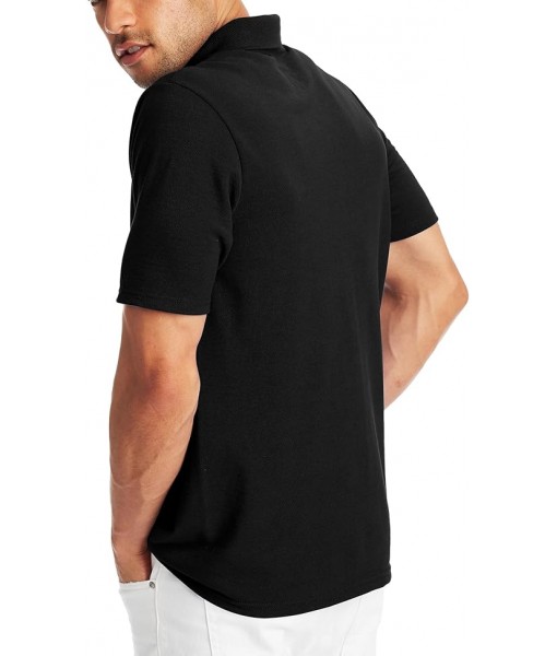 Hanes Men’s X-Temp Short Sleeve Polo Shirt, Midweight Men's Shirt