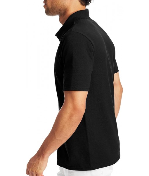 Hanes Men’s X-Temp Short Sleeve Polo Shirt, Midweight Men's Shirt