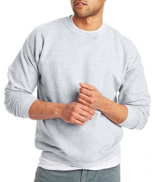 Hanes EcoSmart Fleece, Cotton-Blend Pullover, Crewneck Sweatshirt for Men (1 Or 2 Pack)